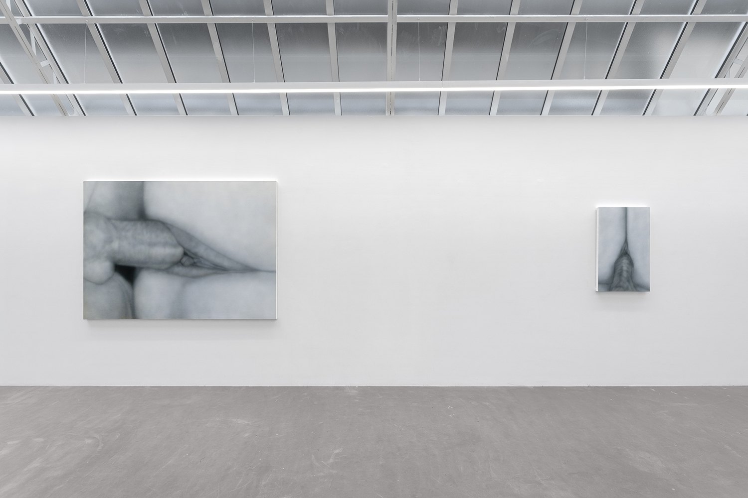 Vue d’installation de Sex Paintings, Bremond Capela, Paris, France, 2025
